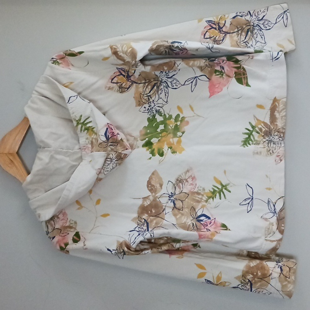 Kate Hill Cotton Zip Up Hoodie Sweatshirt Size PM - Picture 9 of 15